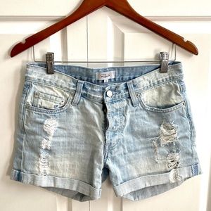 Rails Logan Distressed Denim Shorts 25